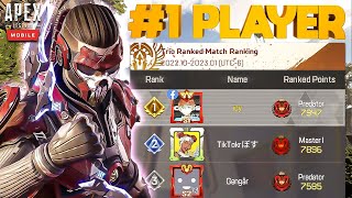 #1 Ranked Player in Season 3 (Apex Legends Mobile Gameplay)