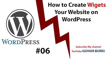 WordPress tutorial : How To Create Custom Widgets Area In WordPress