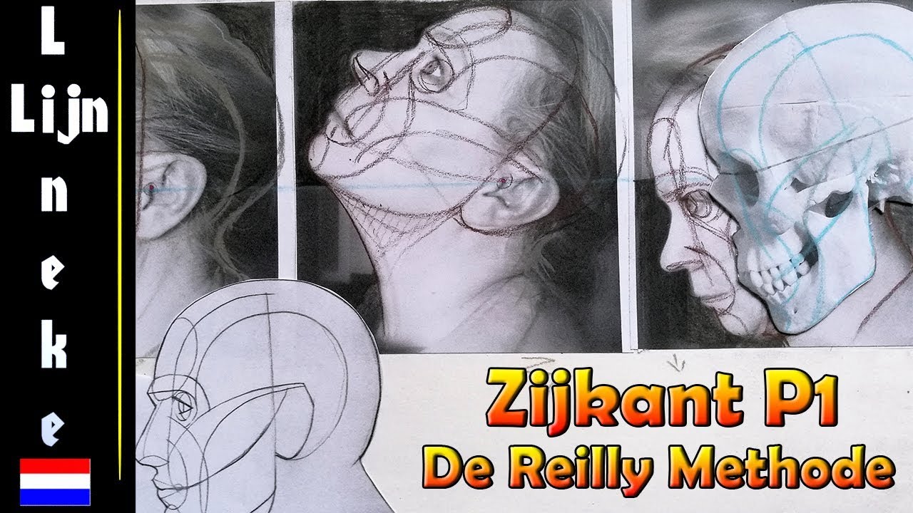 Verwonderlijk Portret tekenen theorie Reilly Methode Gezicht van de zijkant SK-47