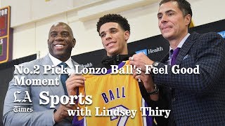 Lakers Introduce No. 2 Pick Lonzo Ball In Feel-Good Moment | Los Angeles Times