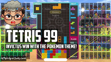 Tetris 99 - First Invictus Win with the Pokemon Theme