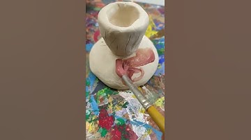 Making Clay Mushroom!!! 🍄🌱 #short #making #clay #clayart #mushroom