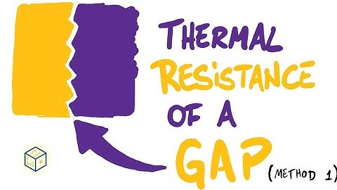 Gap Coefficient - One-dimension Conduction - Method 1 - Heat and Mass Transfer - W3Q3