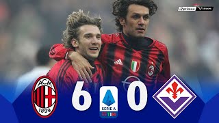 Milan 6 x 0 Fiorentina ● Serie A 04\/05 Extended Goals \& Highlights HD
