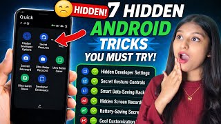 7 HIDDEN TRICKS FOR ANDROID PHONE 🔥