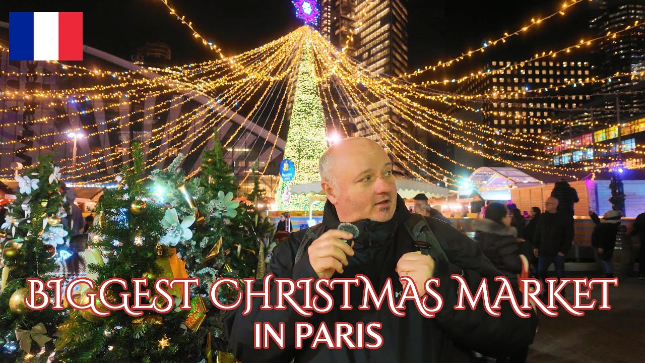 🇨🇵 САМЫЙ БОЛЬШОЙ РОЖДЕСТВЕНСКИЙ ЯРМАРОК В ПАРИЖСКОМ РАЙОНЕ ЛА-ДЕФЕНС // КАТАНИЕ НА КОНЬКАХ И ДОМ ...