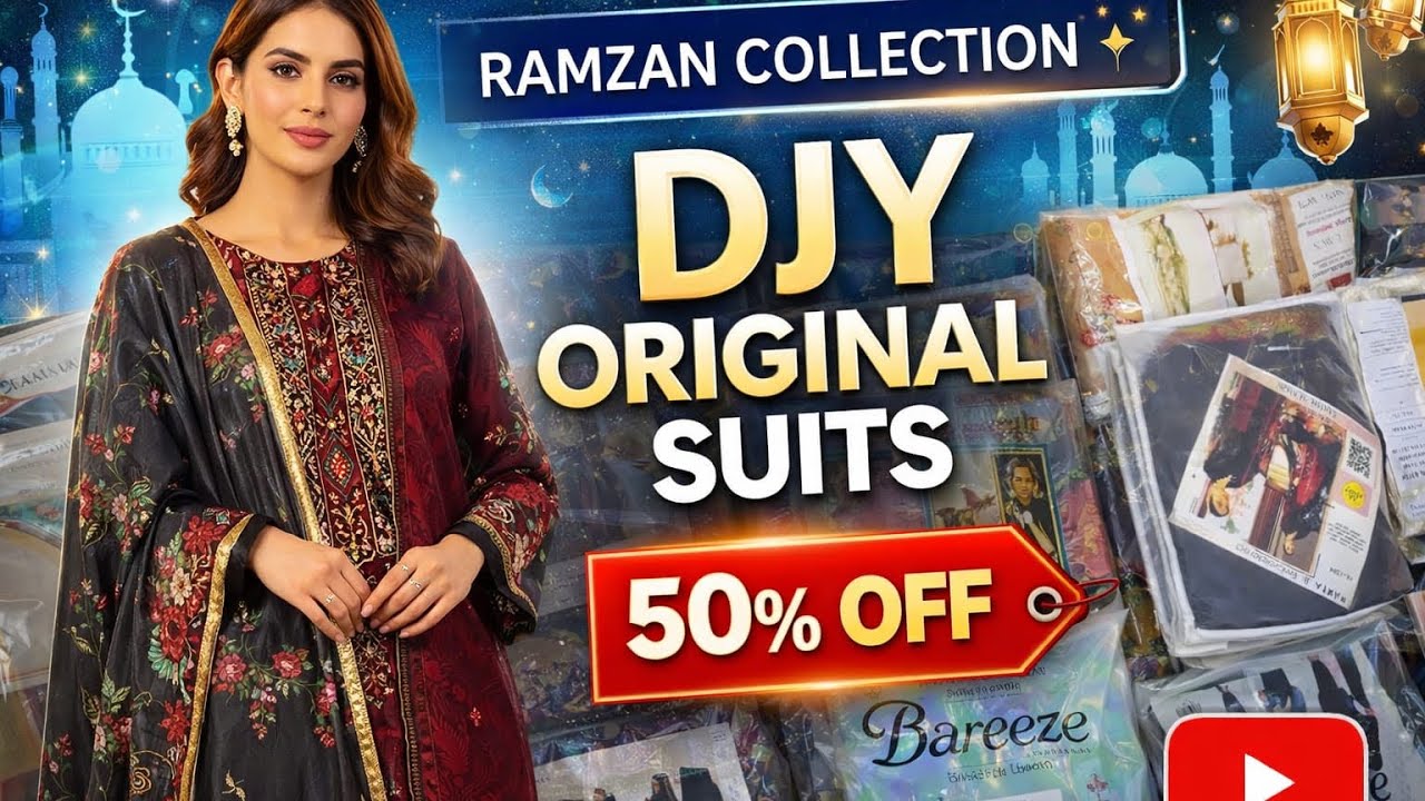 Ramzan Sale 🔥 Djy original suits 50% Off | Women collection
