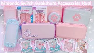 HUGE Nintendo Switch and Switch Lite Accessories Haul by Geekshare