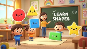 “🎨 Learn Shapes for Kids | Circle, Square, Triangle, Star & More! | Magic Kids Learning”