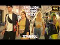 🇹🇷 3MILLION VISITORS EVERYDAY | ISTIKLAL STREET NIGHT WALKING IN 4K | AUGUST2021 | HEART OF ISTANBUL