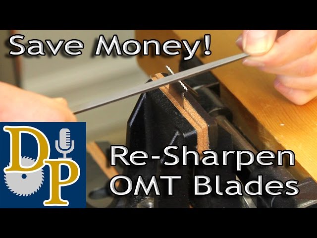 How to Re-Sharpen Oscillating Multi Tool Blades 