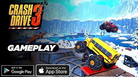 CRASH DRIVE 3 ANDROID / IOS HD GAMPLAY | CRASH DRIVE 3 GAMEPLAY