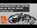 TaylorMade Drivers Trackman Testing & Comparison: SIM Max, M6, M4, M2