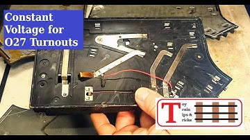 How To Wire Lionel O27 Turnouts For Constant Voltage - A Simple Conversion