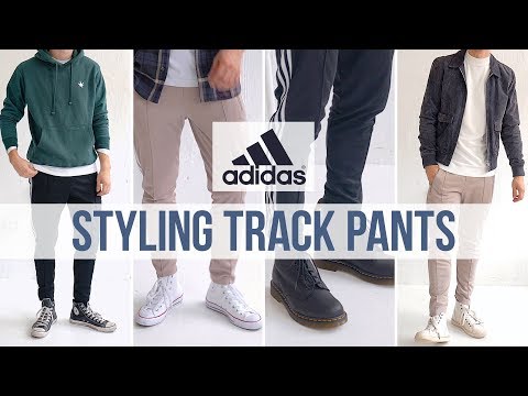 outfits with black adidas pants