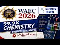 WAEC 2026 Chemistry Exam Questions & Answers | Questions for Tomorrow’s Exam