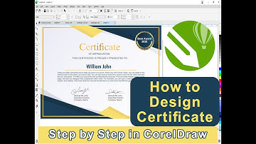 Professional Certificate Design in CorelDRAW – Easy Tutorial