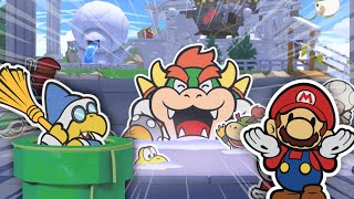 Bowser's Castle in Paper Mario the Origami King is AMAZING!