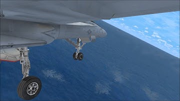 FSX Carrier USS Nimitz ILS Landing Tutorial F/A-18 Hornet