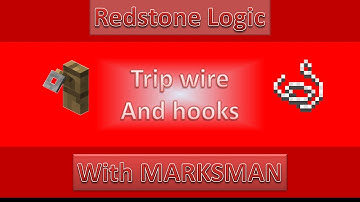 Minecraft Redstone Logic Trip wire and hook With MARKSMAN