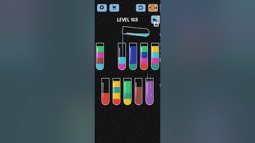 Water Color Sort Level 101 102 103 104 105 WalkThrough Solution Gameplay