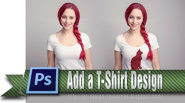 How to add a T-shirt design to your Photo — Photoshop Tutorial