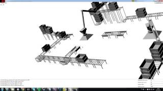 3D Simulation made in C# with WPF as render. Robots and packinglines!