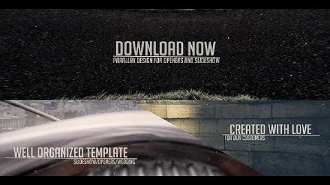 Parallax Intro (After Effects template)