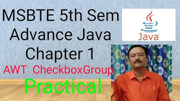 Chapter 1 AWT - CheckboxGroupDemo
