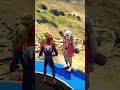 Spiderman VS Avengers &amp; Anime: Epic Battle! 🕷👊 #shorts #gta5