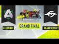 Dota2 - Alliance vs. Team Secret - Game 1 - ESL One Birmingham 2020 - Grand Final - EU