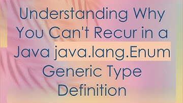 Understanding Why You Can