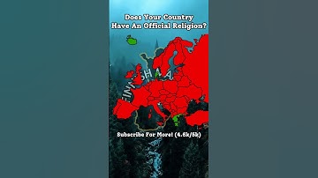 Does Your Country Have An Official Religion? #map #mapping #viral #video #shorts #short #shortvideo