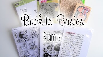 Back To Basics - Stamps | The Card Grotto