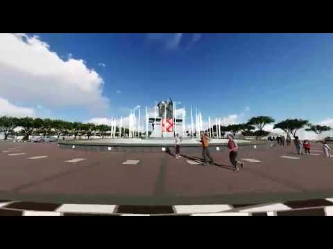 Wow ini dia keren design pembangunan bundaran TIROSA kota kupang Nusa Tenggara Timur