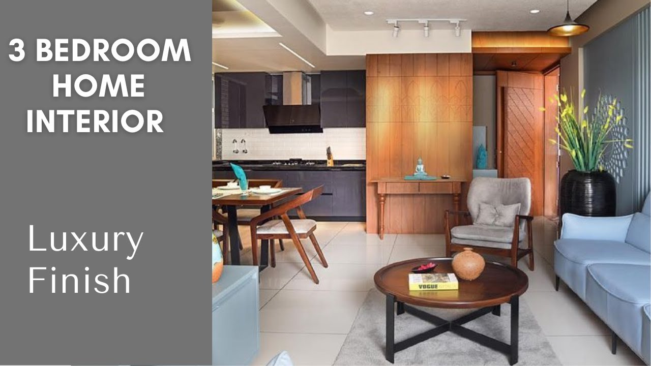 3Bedroom Luxury interior design | Interior walkthrough | How to do ...