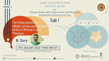 The Roles Played by Elliptic curves and Modular forms in Fermat Last Theorem by B. Sury (ISIB)