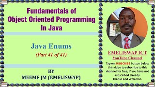 Enums in Java Object Oriented Programming Language