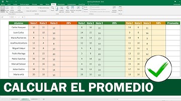 Como sacar promedio en Excel (Calcular Promedio)