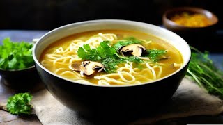 🍜✨🌿Лучше дошика💯 Грибной суп-лапша с картошкой за 10 минут🌿