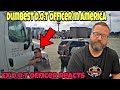 D.O.T Officer Inspects Parked Semi Truck At Tire Repair Shop For A Blown Tire Violation 😡🤯 Part 2