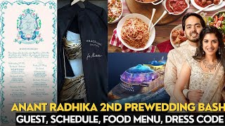 Anant Radhika 2nd Prewedding Cruise Event Begins: Guest List, Schedule, Food Menu & Dress Code