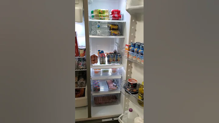 First Time organizing my fridge! TikTok made me do it!!