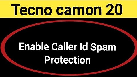 How to enable caller ID spam protection Tecno Camon 20, spam call se Kaise band kare