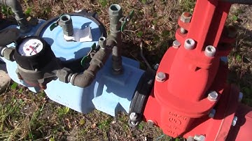 Wilkins Model 350ADA Double Check Detector Assembly - Backflow Prevention - Read Below