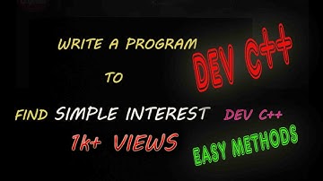 Write a program to find simple interest and compound Interest in C || Simple interest C ||