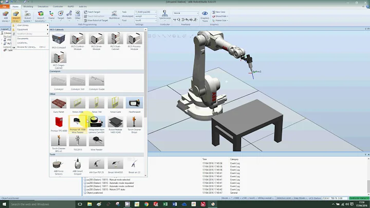 RobotStudio creating an autopath ABB