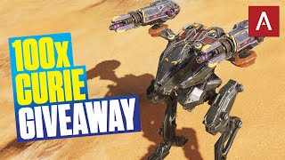 Your Chance To Win A Curie Robot! War Robots Giveaway WR