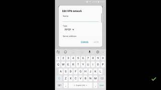 How to add a VPN - Android screenshot 1