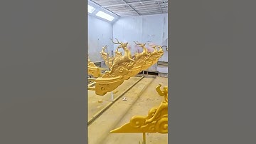 Steps to Make Santa Claus Reindeer  #factory #workshop #sculpture #fiberglass #3d #statue #frp